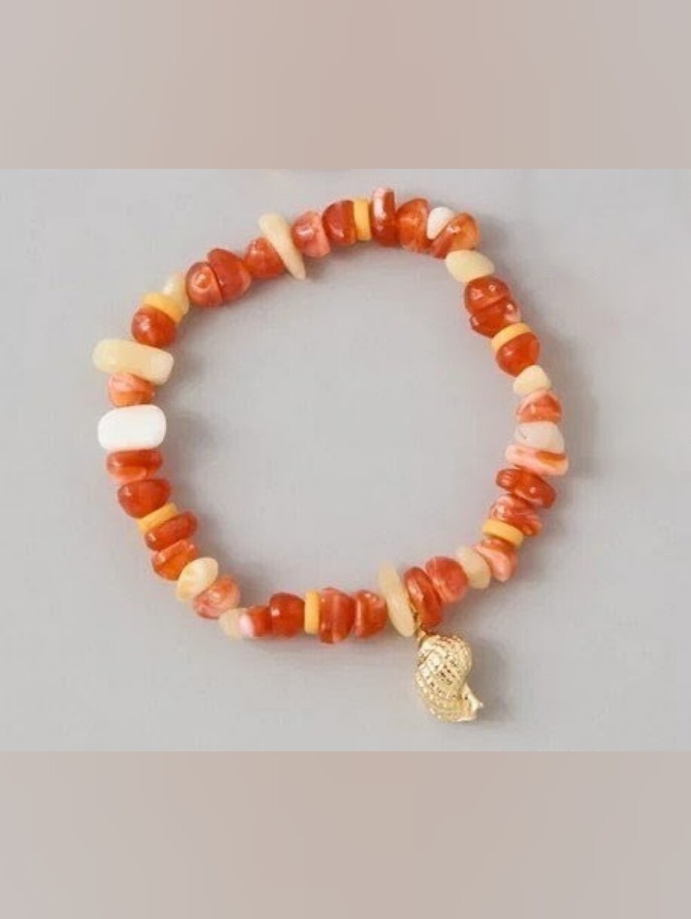 ❣️🪷NWOT American Eagle AE Chunky Stone Charm Bracelet🌙